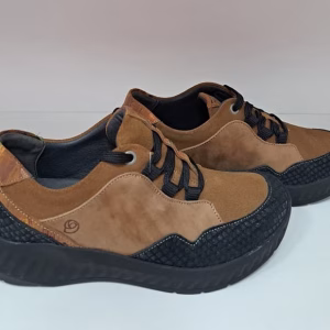 Pantofi damă sport-casual piele naturală maro