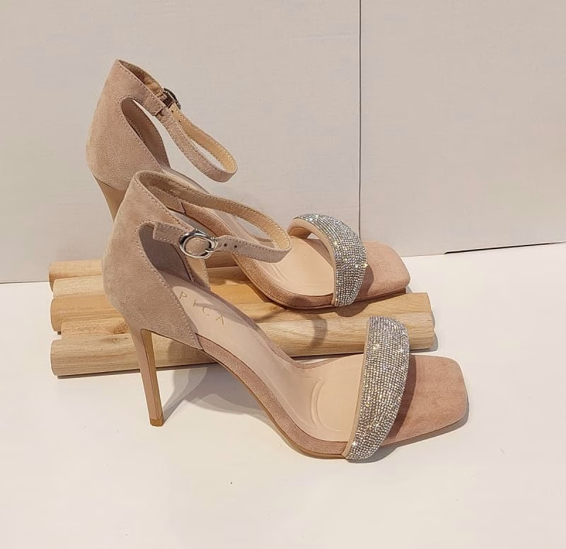 Sandale dama elegante bej-Nude piele naturala intoarsa 20tjvl (1) Sandale dama elegante bej-Nude piele naturala intoarsa