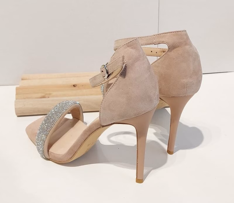 Sandale dama elegante bej-Nude piele naturala intoarsa 20tjvl (3) Sandale dama elegante bej-Nude piele naturala intoarsa
