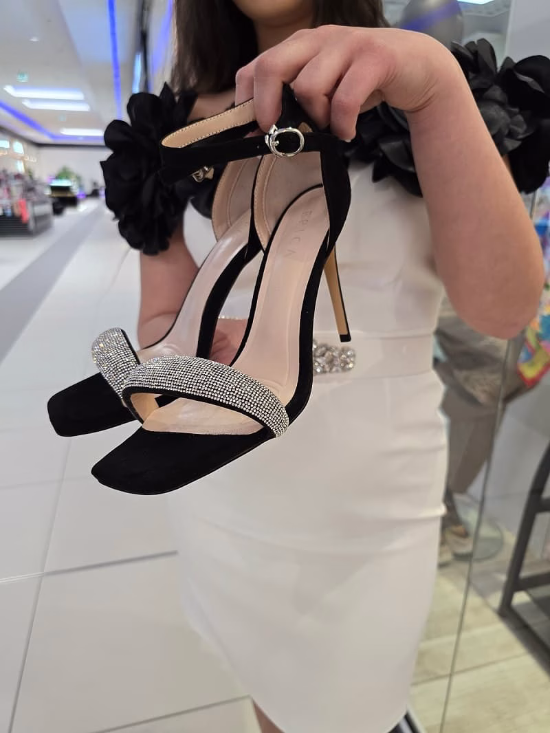 Sandale damă negre din piele 77SVVL (2)