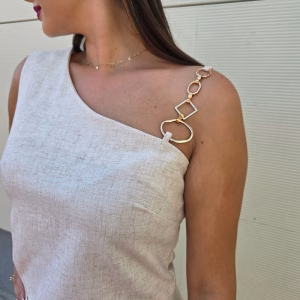 compleu damă crem 2 piese, top, pantaloni scurți in 09VL