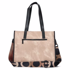 geanta dama bej mare piele