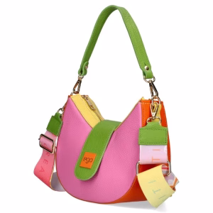 geantă dama colorată piele naturală 62SV