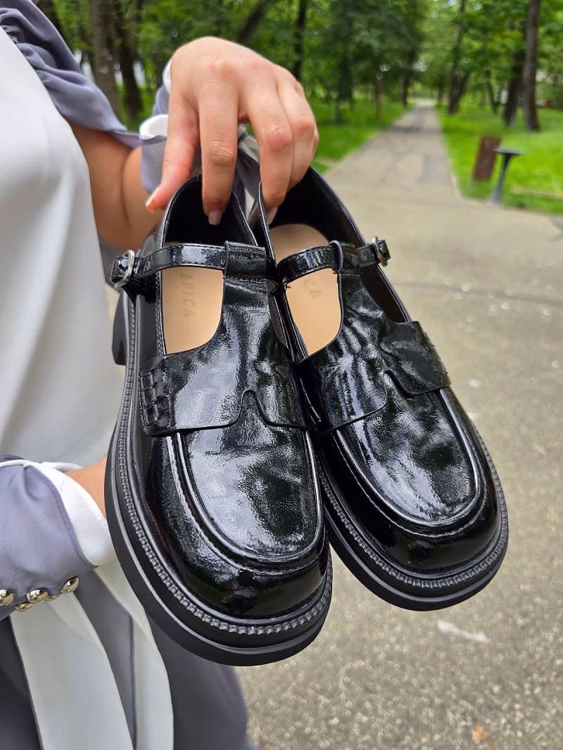 pantofi damă piele naturală lăcuită negri 88SVCR (1) pantofi damă piele naturală lăcuită negri