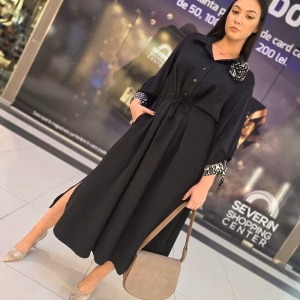 rochie neagra simpla