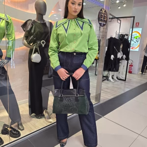 Camasa dama casual verde 36VL