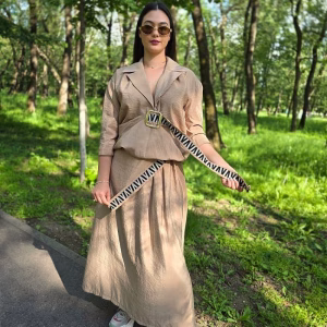 Compleu dama casual bej deschis 45VL