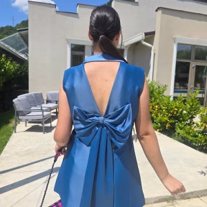 compleu dama elegant albastru 20VL